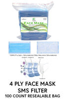 4 PLY FACE MASK SMS FILTER