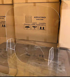 Client Tabletop Personal Barrier with Hand Access Hole - MADE IN VIETNAM - PRE ORDER NOW