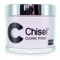 CHISEL 2 IN 1 ACRYLIC & DIPPING REFILL 12OZ- DARK PINK