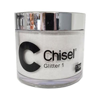 CHISEL 2 IN 1 ACRYLIC & DIPPING REFILL 12OZ - GLITTER 1