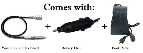 dremel foot pedal 1-Way Rotary Drill Combo #1 – Nail Maxim
