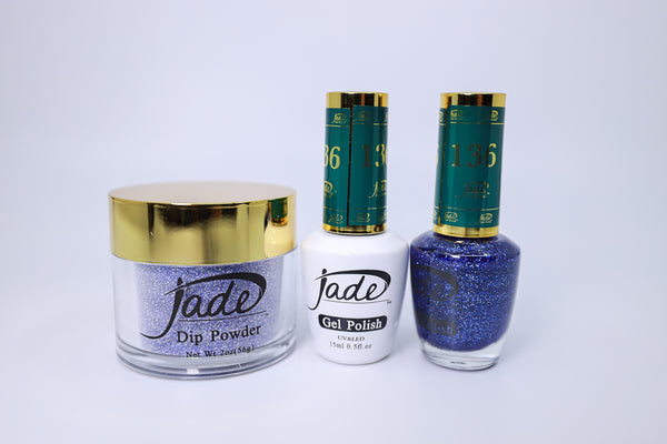 Jade 4 in 1 Acrylic, Dip, Gel & Regular polish #136
